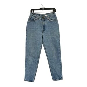 Levi's 512 Slim Fit Tapered Leg High Rise Blue Jeans Relaxed Fit Size 11